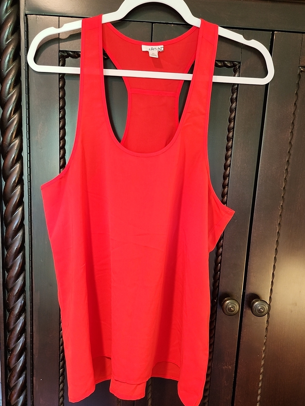 4/$20 Abound Coral Racerback Tank Top